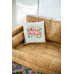 MERRY CHRISTMAS PILLOW WITH GLITTER DESIGN