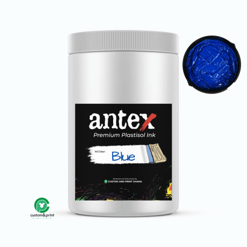 Blue Plastisol ink