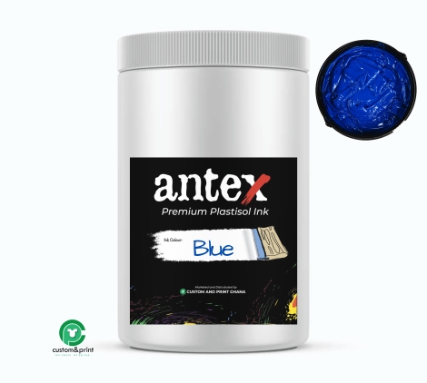 Blue Plastisol Ink