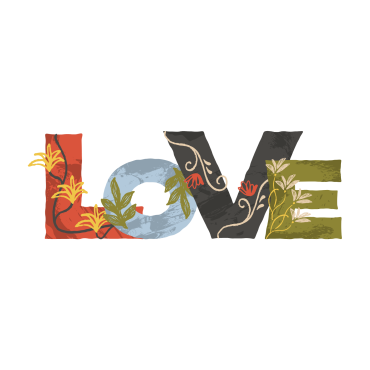 Colourful Love design
