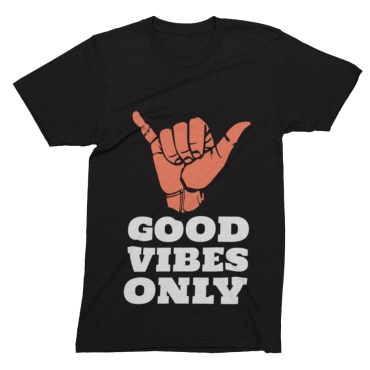 Custom_T-shirt_design Good vibes only