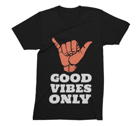 Custom_T-shirt_design Good vibes only